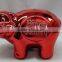 Electroplating Ceramic Piggy Bank,ceramic Money Bank With Embossing Message