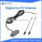 Copper Bar Car Digital TV Active Antenna Mobile Auto DVB-T ISDB-T Aerial with Amplifier Booster and SMA Connector