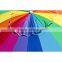 Folding Round Sun Umbrella Shelter Tent Outdoor Beach Rainbow Umbrella Quality Choice