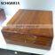 High gloss luxury wooden gift jewellery box