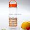 TRITAN BPA free water bottle&fruit infuser water bottle&lemon water bottle& water filter bottle& water bottle infuser