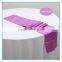 OEM factory hot selling elegant wedding party use satin table runners