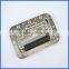 Brief case recessed handle