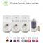 Smart Wireless Remote Control Socket Switches Europe Plug K15 3+1