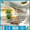 elegant modern circular steel wood staircase design