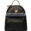 Promotion hard laptop school leather backpack , travel bags