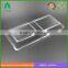 Rectangle clear disposable plastic blueberry fruit trays