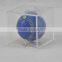 Wholesale Clear Solid Acrylic Cube Baseball Display Case