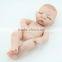 Sleeping black silicone reborn baby dolls 10 inch full vinyl baby doll