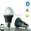 Android IOS controlled bluetooth LED bulb colorful bulb for Chrismas