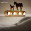 Interior Wall Sconces Horse Black Wall Lighting MD81721-L4
