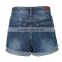 Fashion Mid-Waist Denim Short Jeans Pant Hot Girls frayed cuffed Shorts Ladies Short Jeans womenTop