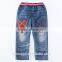 baby clothes wholesale NOVA design kids funny printed pattern denim pants baby boy long jeans children cowboy trousers