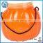 Plastic Halloween Pumpkin Cans Pumpkin Bucket Cartoon Cute Children's Candy Jar Portable Pumpkin Bucket