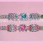 New design bracelet diamond decoration acrylic girls bangle for girls for promotional gifts