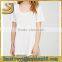 fashion young custom plain white extra long t shirts,fitted long t shirts for women t shirts