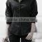 2015 latest women fashion long sleeve black shirt ladies Office Formal white shirt