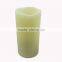 3*6 crater shaped wax shell led candle