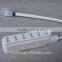 Dongguan Hot Sale Mini AMP LED halogen lights with VDE Certificated Cable 10 pole junction box with Mini plug