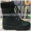Factory price black leather waterproof army tactical military boot and shoes