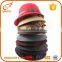 Custom wholesale cheap felt fedora hats leopard pattern ladies formal hat