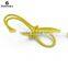 Modern Style Colourful Power Cord ,Bright Yellow textile braided cable