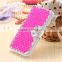 Bling Diamond Rhinestone Bow Leather Stand Case Cover For Various Mobile Phones,For S7 Bling Diamond case