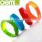 oem design active silicone rfid wristband
