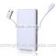 Best business gift high quality customized power bank genuine 5000mah external battery charger