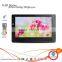 7 inch instore auto loop play lcd advertising display