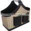 Economic exported fashion faux leather storage baskets