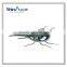 Polyresin silver electro plating insect decoration gift craft table top with metal legs