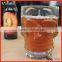crystal skull head glass beer mug