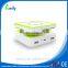 Portable solar wireless charger with power bank 10000mah Led light and mini fan