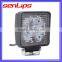 Best selling 27W IP67 Square led work light for trucks,atv,utv