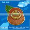 Custom 3D logo gold enamel poppy pin badge