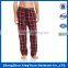 Custom Flannel Pajamas Pants wth Plaid Pattern for Men/Mens Pajama Pants