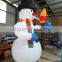 Giant Inflatable Snowman with Broom for Festival Decoration