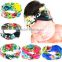 Baby Kids Girls Children Infant Floral Cross Topknot Hairband Turban Tie Knot Summer Baby Headband Hair Band Hair Accessories