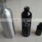 Hot sale Aluminium bottle for promotion|Aluminum bottle with logo printing|Black Cosmetics Aluminum Bottle