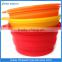 New design collapsible silicone pet bowl silicone dog bowl