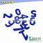 Custom Die Cut Hook and Loop Alphabet Letters Colors