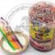 16g Assorted Fruit Flavor Jelly Candy / Jelly Stick in PVC jar