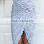 New Stylish Lady Women's Fashion Irregular Hem Package Hip Slim Skirt