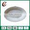 Wholesale fine royal new bone china white embossed ceramic steak plate with crown design