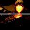 medium frequency induction scrap metal copper melting furnace