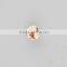 Bead ceramic 9mm flat round.
