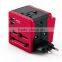 2015 Hot CE/FCC/ROHS patent Rotated design Wifi phone Travel adapter, wifi 2usb universal adapter, wireless global plug adapter