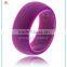 Fashion 9mm emerald green silicone finger rings, smart American size emerald green silicone finger rings