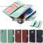 Magnetic Side Flip Book PU cell phone wallet For Samsung Galaxy Phones